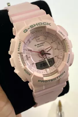 Casio GMA-S130-4 (5540) Women's Step Tracker Pink Analog/Digital Watch 515-DS52 • $9.99