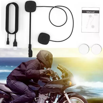 Sports Helmet Headset/Headphone Dual-Ear Stereo W/Mic For Motorcycle Bike Riding • $16.40