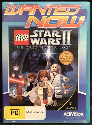 LEGO STAR WARS II The Original Trilogy PC GAME 2009 VGC FAST FREE POST • $11.95