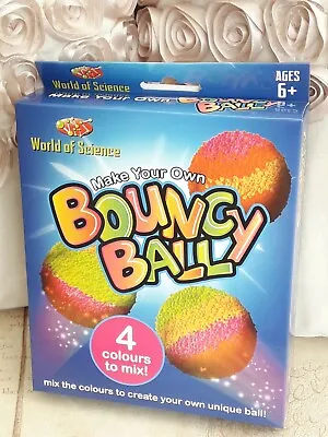 World Of Science Make Your Own Bouncy Ball  One Easy Release Mould & 4 Colours. • £4.99