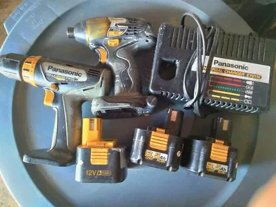 $150 • Buy Panasonic 12V Drill And Impact Tool Set