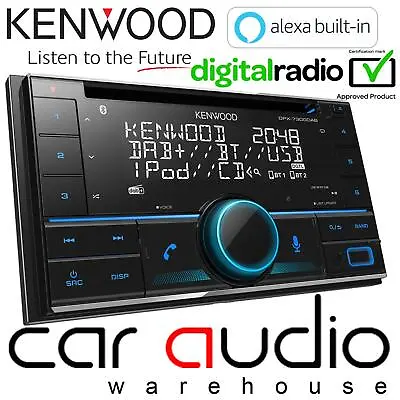 Kenwood DPX-7300DAB D/D Bluetooth CD/MP3 DAB IPhone Alexa Android Car Stereo • £149