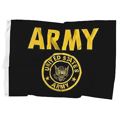 American US Army Crest Flag United States Military Banner Polyester 3x5 Feet USA • $4.95