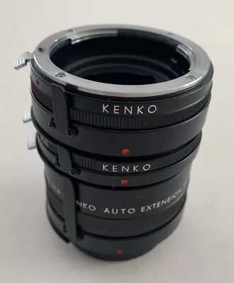 NA Kenko Car Extension Tube SET 20MM 36MM 12MM - Nikon Manual • £49.99