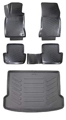 Floor Mats + Cargo Trunk Liner Fits Mercedes GLA X156 2014-2020 Waterproof SET • $139.90