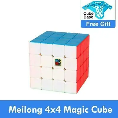 4x4 Moyu Stickerless Genuine Speed Magic Cube Game Rubix Rubic Twist Toys + Gift • $18.99