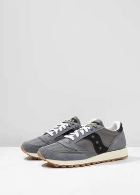 £59 • Buy SAUCONY Jazz Trainers Grey Suede Original Vintage Shoes Size 8 BNIB