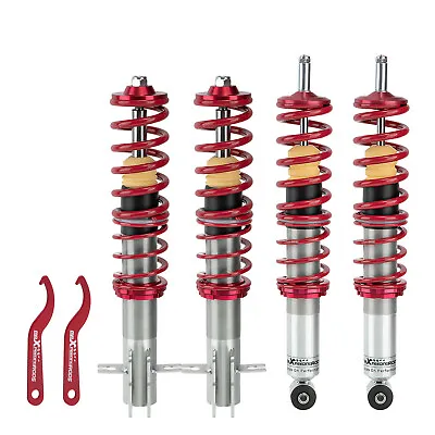 Coilover Suspension Kits For Volkswagen Golf MK1 75-84 Lowering Coil Springs Red • $210