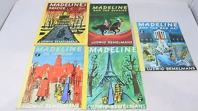 Lot Of 5 Madeline Books By Ludwig Bemelmans - Paperback & Hardcover • $18.95