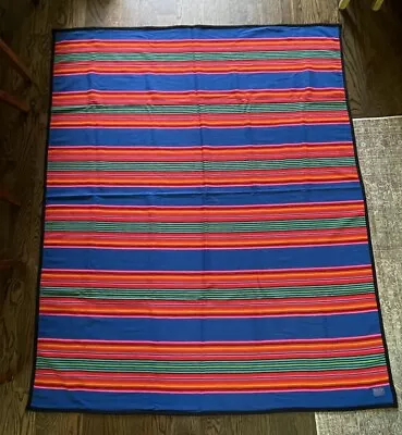 Pendleton Beaver State Wool Blanket Robes Shawls 62 X 76  Blue Cabin • $175