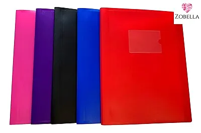 £3.09 • Buy A4 & A5 Display Books, Presentation Folder File - Various Bright Colours