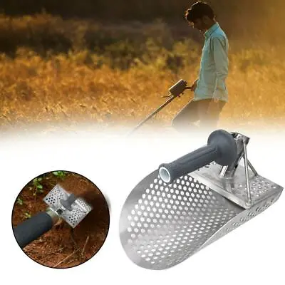Small Sand Scoop Metal Detector Shovel Water Beach Detecting Scoops Hunting New • $76.36