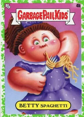 Garbage Pail Kids 2021 Food Fight Green Base Card 4b Betty Spaghetti • $7.46