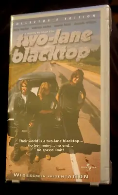 Two Lane Blacktop Vhs Tape Collectors Edition • $14.99