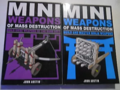 Lot Mini Weapons Of Mass Destruction By John Austin Build Dark Ages Ninja Books • $19.99