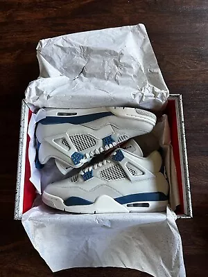 Size 10 - Air Jordan 4 Retro 2024 Military Blue • $290