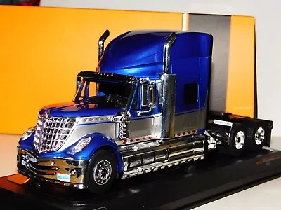 International Lonestar 2010 Blue / Silver Truck Tractor Camion Ixo Tr118 1/43 • $44.99