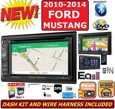 2010-2014 Ford Mustang Gps Navigation Bluetooth Car Radio Stereo Cd Dvd Usb  • $569.99