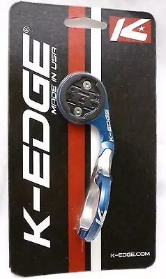 K-Edge Garmin Mount Blue Silver For All Edge Computers K Edge  • $54.95