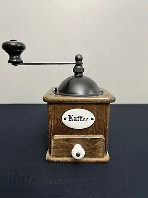 Vintage Zassenhaus Coffee Mill German Wooden Kaffee Marked 153 • $87