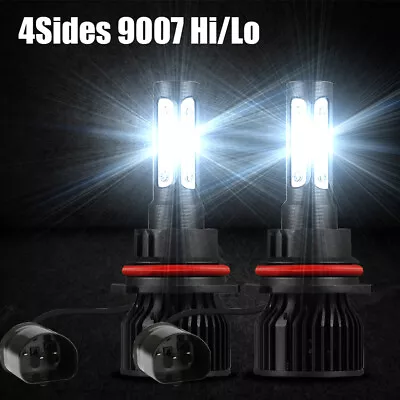 Pair 9007 Headlight LED Conversion Kit Bulbs For 2000-2016 Peterbilt Truck • $19.99