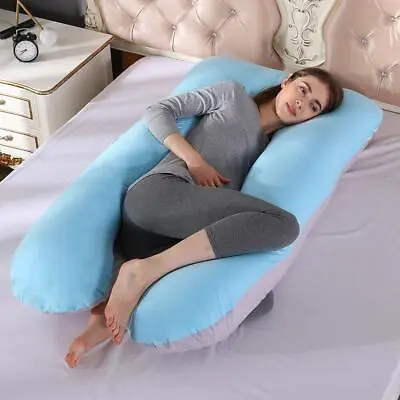 Pregnancy Pillow Full Body Maternity Pregnant Women U Shape Pregnant Pillow Case • $14