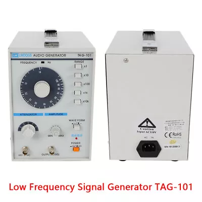 10Hz-1MHz Sine/Square Waves Audio/Low Frequency Signal Generator W/Power Cord • $64.60