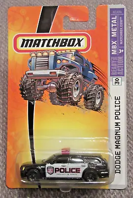 Matchbox 2005  Mbx Metal Dodge Magnum Police Car #30 Blacl/white • $12.89