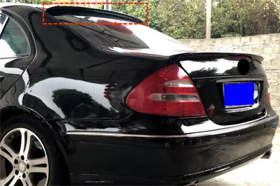 Window Roof Spoiler Glossy Black Wing For 2003-2009 Mercedes Benz E-Class W211 • $88.19