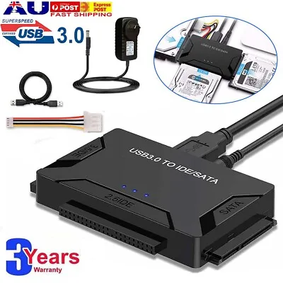 IDE/SATA TO USB 3.0 2.5 /3.5  Supported Hard Drives External Converter Adapter • $12.34