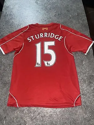 £37.95 • Buy Liverpool 2013/2014 Home Football Shirt Warrior Sturridge #15 Size S Adult