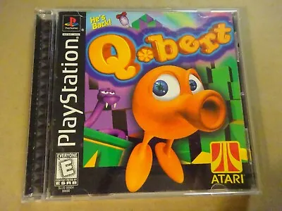 QBERT Q*BERT Authentic Sony Playstation 1 PS1 Video Game Works • $8