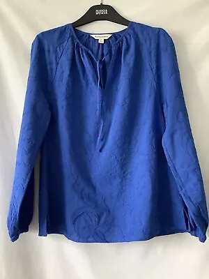 Ladies Shirt From M&S Autograph New With Long Sleeves Size 6 100% Cotton  • £5