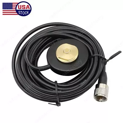 NMO Magnet Antenna Mount Base PL-259 Magnetic Plug 5M Cable For Mobile Radio • $15.98