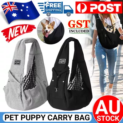 Pet Dog Cat Puppy Carry Bag Carrier Travel Outdoor Shoulder Pouch Sling Backpack • $20.45