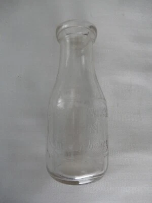 $10.25 • Buy Vintage Warwick Farms, One Pint Dairy Milk Bottle, 1933 ~ Newport News, VA