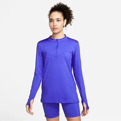 £21.99 • Buy Nike Element DriFit Top (RRP £54.99) Nike Half Zip Top Womens - Size 12 (M)