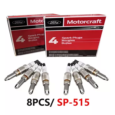 8Pcs Platinum Spark Plugs SP-515 PZH14F For Motorcraft Ford F150 5.4L SP546 • $35.99