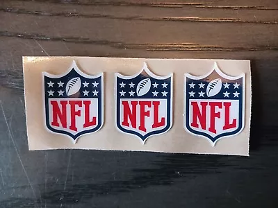 NFL Shield Football Helmet Decal Lot Of 3 ( Full Size Helmets) • $8