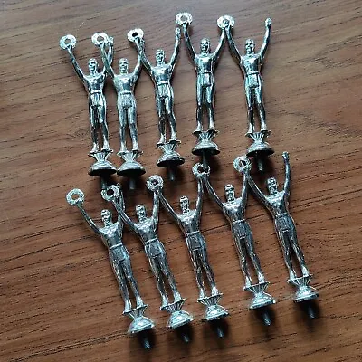 Vintage Metal Male Victory Trophy Topper Top Figure Figurine Lot Of 20 Silver • $19.99