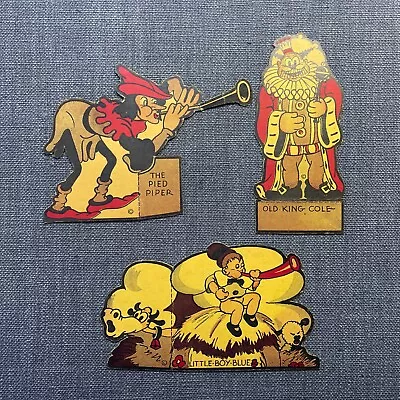 Vintage 1930s Disney Post Toasties Cereal Box Cut Outs Lot Of 3 Silly Symphonies • $30