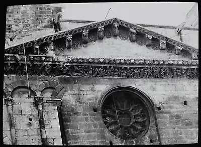 £15 • Buy ANTIQUE Magic Lantern Slide NIMES ST CASTOR CATHEDRAL C1910 PHOTO FRANCE 