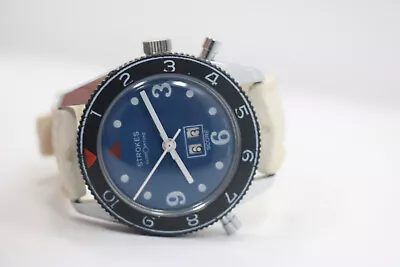 Vintage Strokes  CustOmtime  Score Swiss Manual Wind Mens Watch Serviced • $225