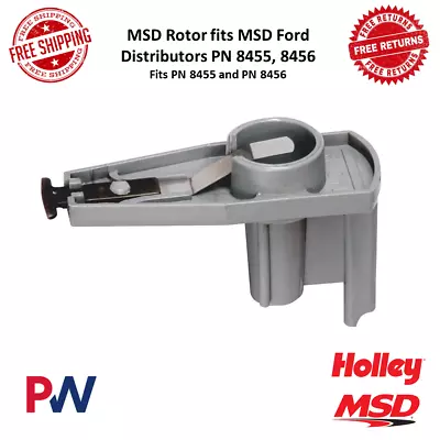 MSD Distributor Rotor Grey For Ford Mercury Lincoln PN 8455 And 8456 #8070 • $40.95