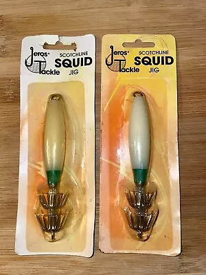 Nip Scotchline Squid Jigs 2 From Jeros Tackle Co. Rahway Nj Nos • $17.50