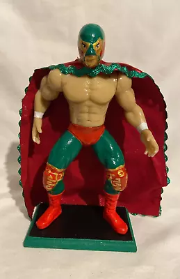 CANEK (Trilocor ) Wrestler 7 In Action Figure Mexican Toys  HANDMADE PAINTED • $23.99