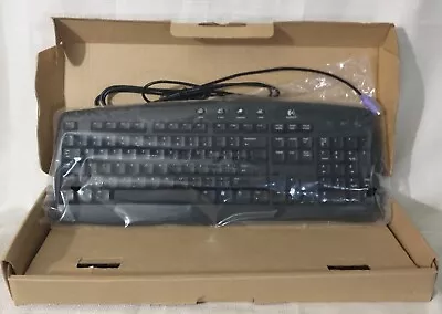 Logitech Deluxe Plus PS/2 Wired Keyboard 967362-0403 New In Box 2004 • $18.95