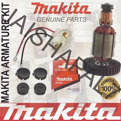 Makita Brush Holder Caps Brushes Armature 619218-8 Cb430 Bga450 Bga452  Dga452 • $37.27