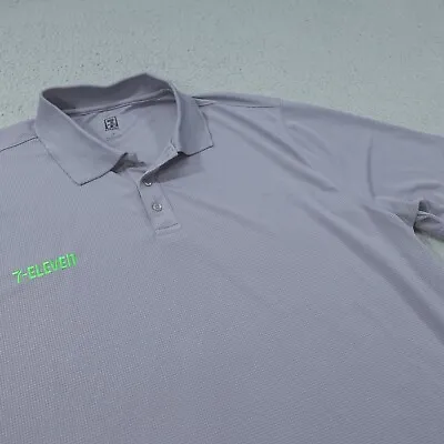7 ELEVEN Shirt Mens Large Employee Work Polo Staff Uniform 7-11 • $19.99