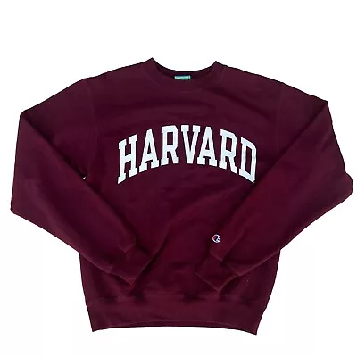 Vintage Champion Harvard University Maroon Crewneck Sweatshirt Size S  • $19.24